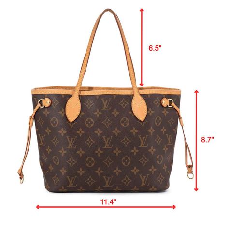 louis vuitton tote bag dimensions|The Size Guide for Louis Vuitton Neverfull .